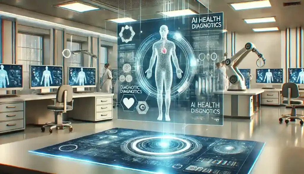 AI-driven health solutions streamlining hospital workflows.