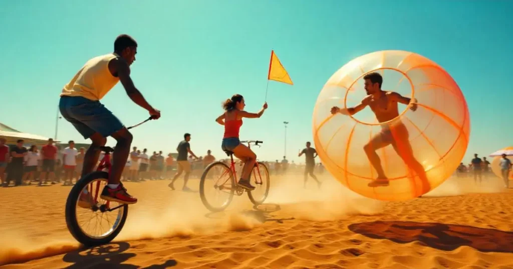 A collection of obscure sports showcasing unique and exciting competitions from around the world.