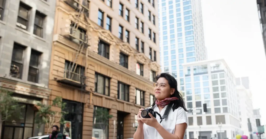 Toronto skyline with CN Tower at sunset